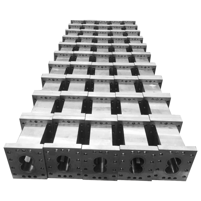 समानान्तर ट्विन स्क्रू बैरल कसरी काम गर्दछ?